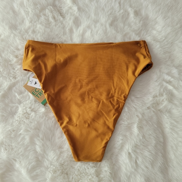 🪢VOLCOM SIMPLY SEAMLESS RETRO BIKINI BOTTOM SIZE M - Picture 5 of 5